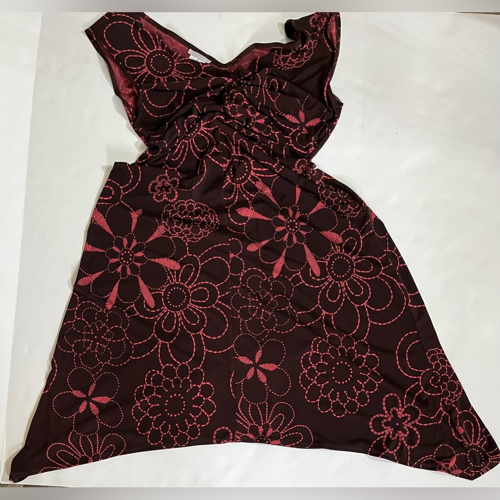 London Times Floral Sleeveless Midi Dress Size 12